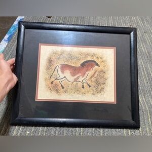 Vintage Petroglyphs Horse Art